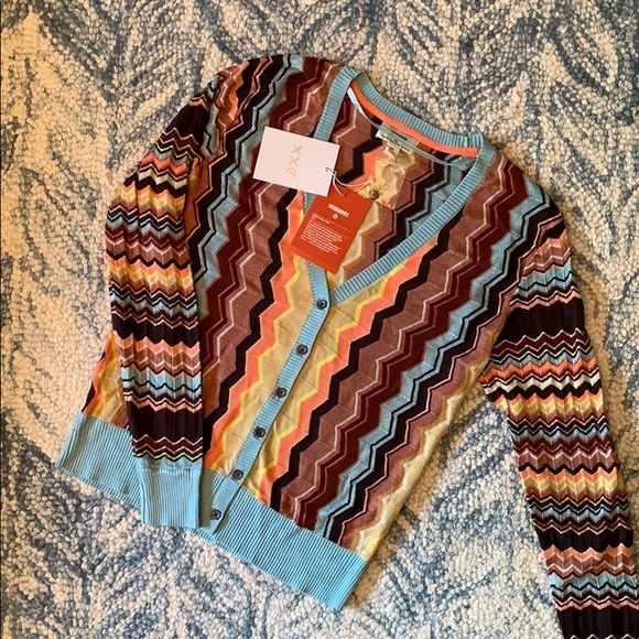 Missoni for Target Sweaters - Missoni XXO Blue Chevron Sweater